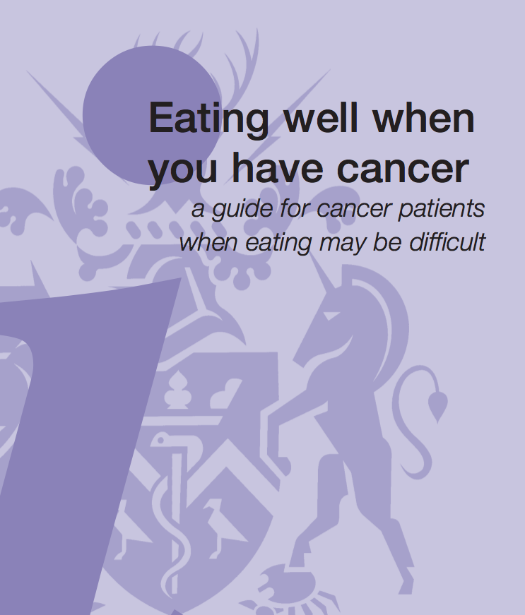 Eating well when you have cancer